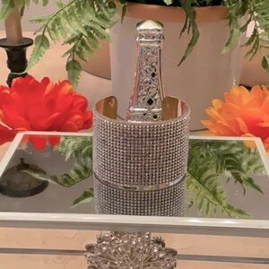 Neiman Marcus ALLOY AND RHINESTONE CUFF